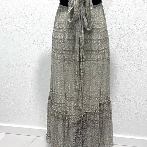 Twelfth Street by Cynthia Vincent Halter backless Midi Sundress S - Picture 5 of 10